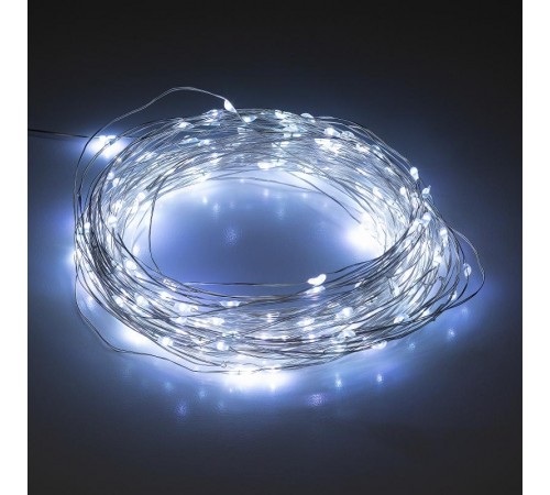 Садовая гирлянда ERASF22-17 Нить на солнечной батарее, холодный свет 21,9 м  Б0053368  ЭРА