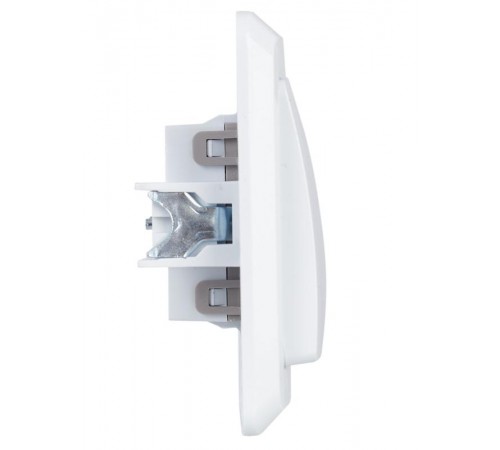 ВЕГА белый Выключатель 1-клавишный 10А ВС10-1-0-ВБ  EVV10-K01-10-DM  GENERICA