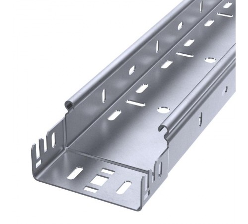 Лоток перфорированный Профи INOX (AISI 316) 100х50x6000 (1,5 мм) (12 м/уп)  PR16.13596  Промрукав