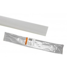 Термоусаживаемая трубка ТУТнг 20/10 белая по 1м (50 м/упак)  SQ0518-0250  TDM