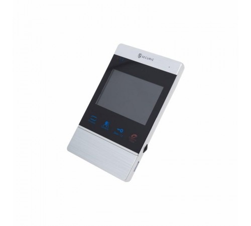 Цветной монитор видеодомофона 4,3" формата AHD, с сенсорным управлением, детектором движения, функцией фото- и видеозаписи (модель AC-332)  45-0332 