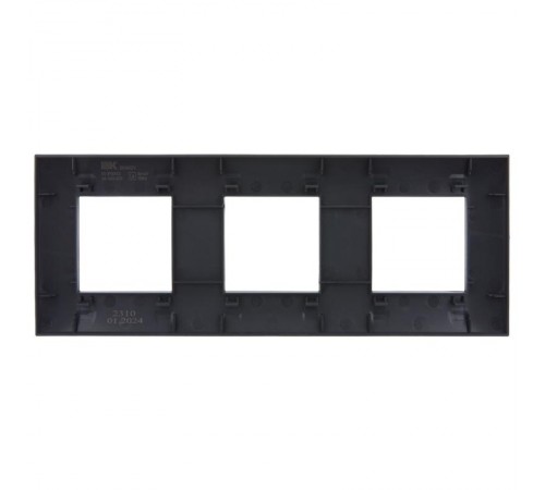 SKANDY Рамка 3-местная SK-F03G графит  SK-M32-K53  IEK