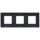 SKANDY Рамка 3-местная SK-F03G графит  SK-M32-K53  IEK