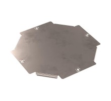 Крышка ответвителя Х-образного Стандарт INOX (AISI 409) 200  PR16.3256  Промрукав