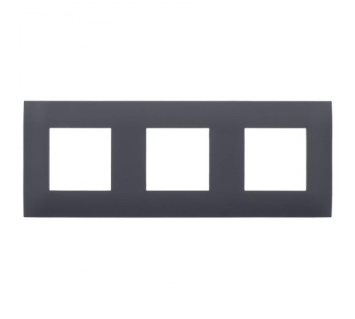 SKANDY Рамка 3-местная SK-F03G графит  SK-M32-K53  IEK