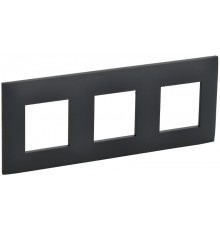 SKANDY Рамка 3-местная SK-F03G графит  SK-M32-K53  IEK