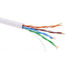 Информационный кабель неэкранированный U/UTP 4х2 CAT5E, PVC, белый  RN5EUUPV3WH  DKC