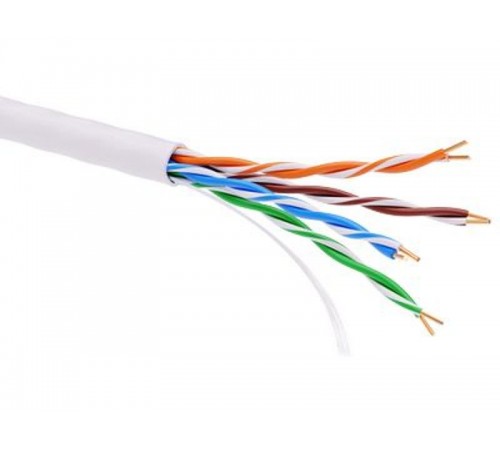 Информационный кабель неэкранированный U/UTP 4х2 CAT5E, PVC, белый  RN5EUUPV3WH  DKC