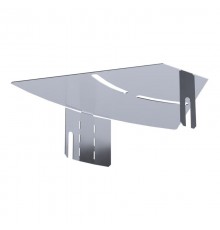 Крышка угла горизонтального изменяемого 0-45 градусов Стандарт INOX (AISI 316) 150  PR16.3637  Промрукав