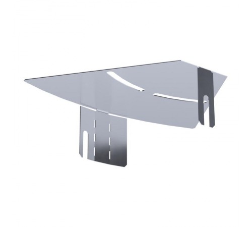 Крышка угла горизонтального изменяемого 0-45 градусов Стандарт INOX (AISI 316) 150  PR16.3637  Промрукав