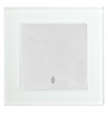 GLS10-7005-01 Переключатель 1-клавишный, 250В, 10А, серия Катрин, белый  39244  STEKKER