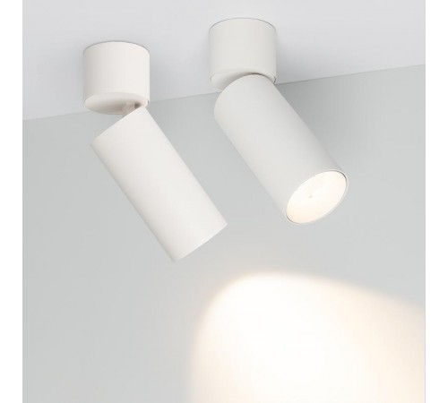 Светильник SP-POLO-SURFACE-FLAP-R65-8W Day4000 (WH-WH, 40 deg)  027528  Arlight