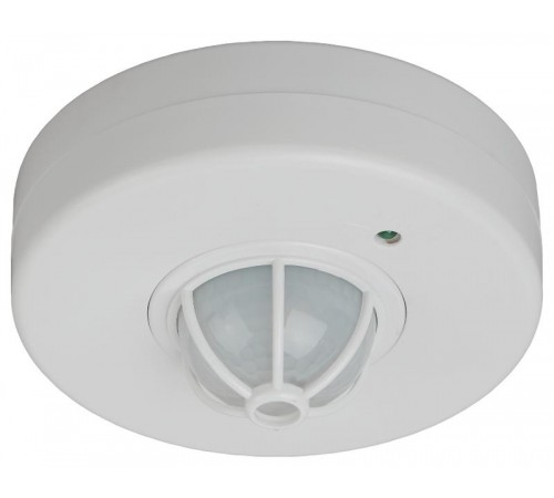 Датчик движения MD 017 белый, макс. нагрузка 1200Вт, угол обзора 180-360гр, даль  Б0043794  ЭРА