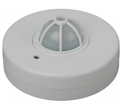 Датчик движения MD 017 белый, макс. нагрузка 1200Вт, угол обзора 180-360гр, даль  Б0043794  ЭРА