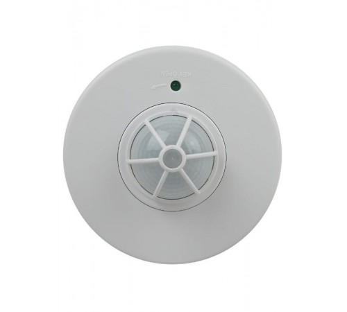 Датчик движения MD 017 белый, макс. нагрузка 1200Вт, угол обзора 180-360гр, даль  Б0043794  ЭРА