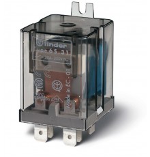 Силовое электромеханическое реле; монтаж в наконечники Faston 250 (6.3x0.8мм); 1NO 30A; контакты AgCdO (зазор ? 3мм)  653184000300  Finder