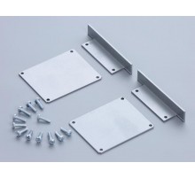 Комплект торцевых крышек LINER 100/R BK  2474000190  Световые Технологии