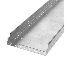 Лоток перфорированный Профи INOX (AISI 304) 400х100x6000 (2,0 мм) (12 м/уп)  PR16.13439  Промрукав