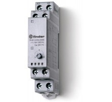 Модуль управления Авто-Вкл-Выкл; 1CO 5A; питание 24В АC/DC; монтаж на рейку 35мм; ширина 17.5мм; степень защиты IP20  194100240000  Finder