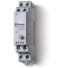Модуль управления Авто-Вкл-Выкл; 1CO 5A; питание 24В АC/DC; монтаж на рейку 35мм; ширина 17.5мм; степень защиты IP20  194100240000  Finder