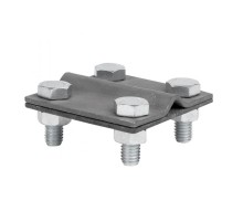 Зажим универсальный полоса 30 - прут 10 (пластина 57x57мм) HZ PROxima  lp-55911  EKF