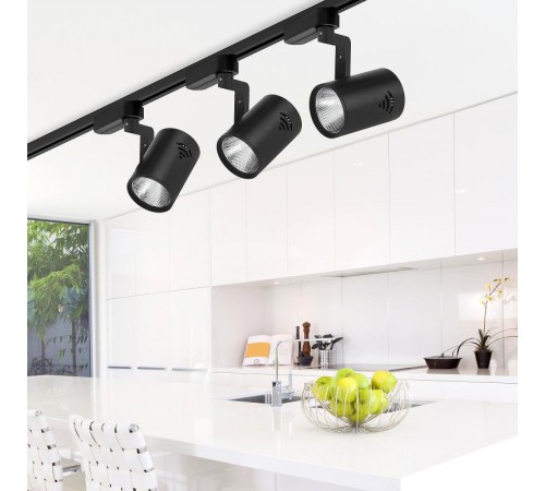 Светильник светодиодный трековый TR1 - 10 BK 10Вт черный COB  Б0032100  ЭРА