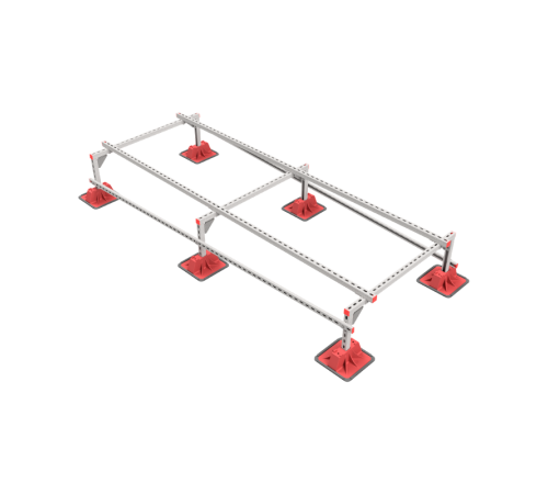 Опорная конструкция для установки оборудования TECHNORAPTOR LIGHTFOOT 1200х3000 тип 1  KM-TR-LTF-SSEI-1200-3000-1  КМ - профиль