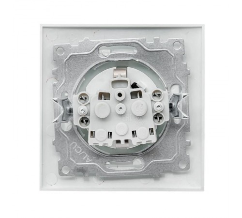 Валенсия розетка 1-местная с/з 16А белая с защ. штор. EKF PROxima   EWR16-028-10   EKF