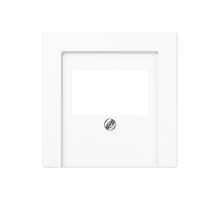 Крышка для ТАЕ и USB розеток, фиксация винтом; дюропласт; белый; A500  A569PLTWW  Jung