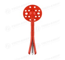 Дюбель для теплоизоляции 10х200 с металлическим гвоздём с термоголовой (200 шт.) ( 8,912 кг)  130102  Tech-KREP