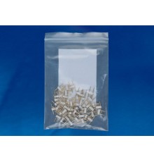 Коннекторы для светодиодной ленты 220В 5050, 2 контакта UTC-K-02/B67-NNN COPPER 050 POLYBAG прозрачный 50 шт/упак  10828  Uniel