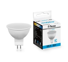 Лампа светодиодная LB-24 (5W) 230V G5.3 6400K MR16  25125  FERON