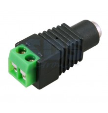 Разъем питания гнездо 2.1х5.5 мм с клеммной колодкой  14-0315-4  PROconnect