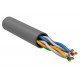 Каб. в. п. U/UTP кат. 5E 4х2х24AWG solid PVC серый  LC1-C5E04-111-100  ITK