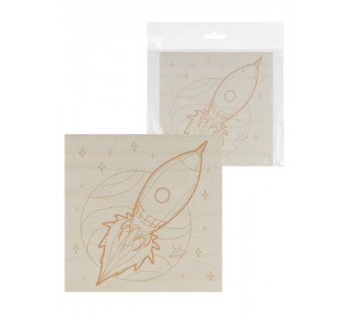 Набор досок для выжигания "Космос", 150х150 мм, 5 шт., пакет,  SQ1025-1205  TDM