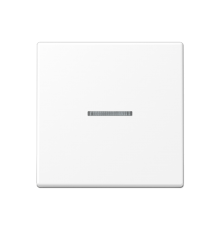 Клавиша для KNX кнопки, 1 группа, с окошком; термопласт; белый матовый  A101KO5BFWWM  Jung