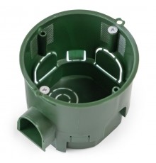 Коробка установочная 80-0550С углубленная безгалогенная (HF) 68х60 с саморезами (160шт/кор)  80-0550С  Промрукав