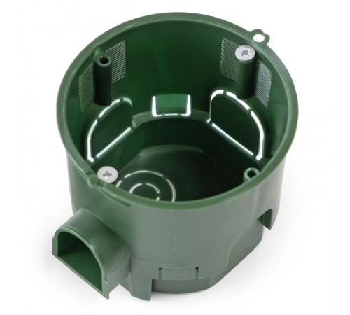 Коробка установочная 80-0550С углубленная безгалогенная (HF) 68х60 с саморезами (160шт/кор)  80-0550С  Промрукав