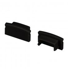 Заглушка LINE-1708 BLACK глухая (Arlight, Пластик)  040316  Arlight