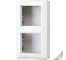 Коробка для накладного монтажа 2-кратная; шампань  AS582ACH  Jung