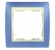 Simon 82 Рамка декоративная, 4 поста, S82, сиреневый-слоновая кость  82741-64  Simon