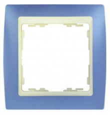 Simon 82 Рамка декоративная, 4 поста, S82, сиреневый-слоновая кость  82741-64  Simon