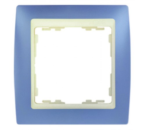 Simon 82 Рамка декоративная, 4 поста, S82, сиреневый-слоновая кость  82741-64  Simon