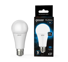 Лампа светодиодная A60 16W 1520lm 6500K E27 LED 1/10/50  102502316  Gauss