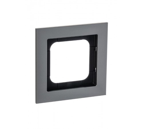 Рамка 1-постовая, Axcent, металл, платина  2CKA001754A4688  ABB