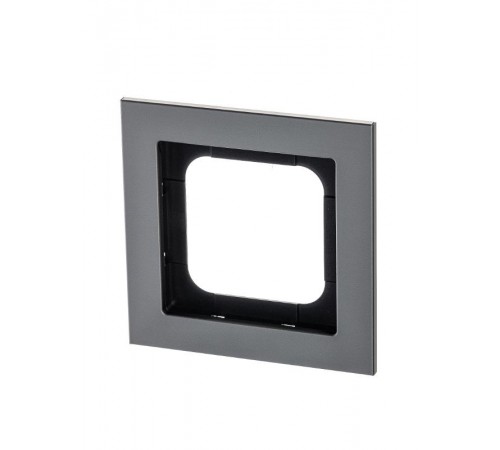 Рамка 1-постовая, Axcent, металл, платина  2CKA001754A4688  ABB