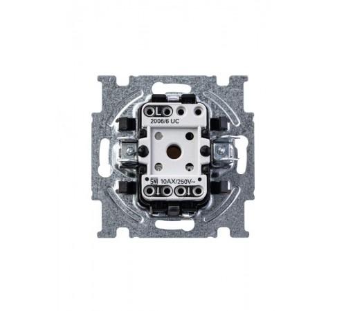 ABB Basic 55 Альп. белый Переключатель 1-клавишный  1012-0-2142   2CKA001012A2142  ABB