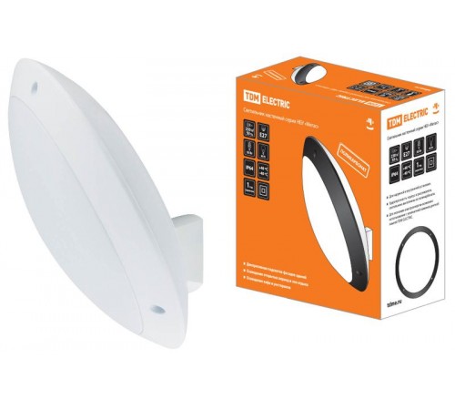 Светильник уличный настенный НБУ 05-60-006 Мегас 60Вт ЛН/КЛЛ/LED Е27 IP64 белый  SQ0328-0305  TDM