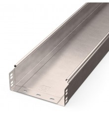 Лоток неперфорированный Стандарт INOX (AISI 409) 200х80х3000 (0,8 мм) (6 м/уп)  PR16.2396  Промрукав