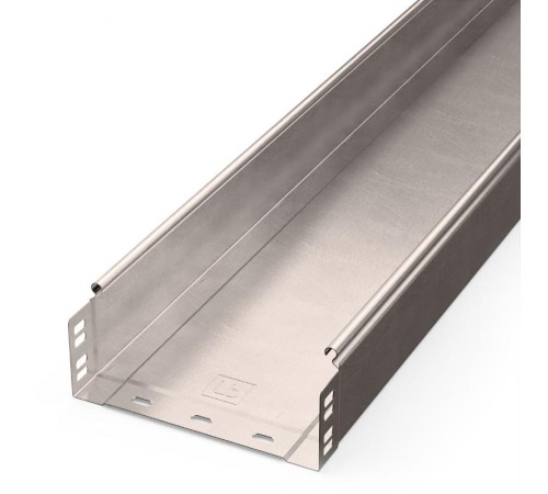 Лоток неперфорированный Стандарт INOX (AISI 409) 200х80х3000 (0,8 мм) (6 м/уп)  PR16.2396  Промрукав